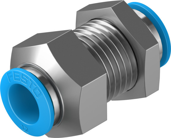Festo QSS-12-F Push-in bulkhead connector 130644 Pack of 10 incl VAT
