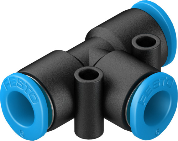 Festo QSMT-6 Push-in T-connector 153367 Pack of 10 incl VAT