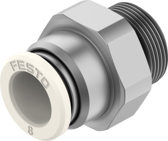 Festo NPQO-D-G14-Q8-P10 Push-in fitting 8203298 Pack of 10 incl VAT