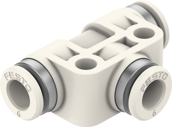 Festo NPQO-T-Q6-E-P10 Push-in T-connector 8203327 Pack of 10 incl VAT