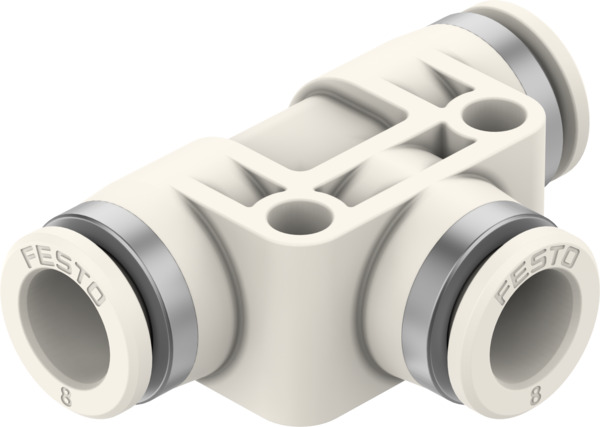 Festo NPQO-T-Q8-E-P10 Push-in T-connector 8203328 Pack of 10 incl VAT