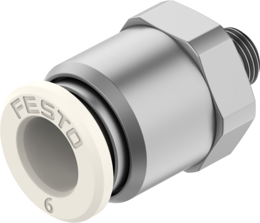 Festo NPQO-D-M5-Q6-P10 Push-in fitting 8203293 Pack of 10 incl VAT