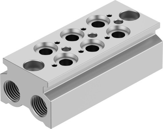 Festo CPE18-3/2-PRS-3/8-3 Manifold block 550569 incl VAT