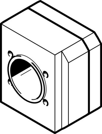 Festo EAMF-A-L27-40G Motor flange 558015 incl VAT