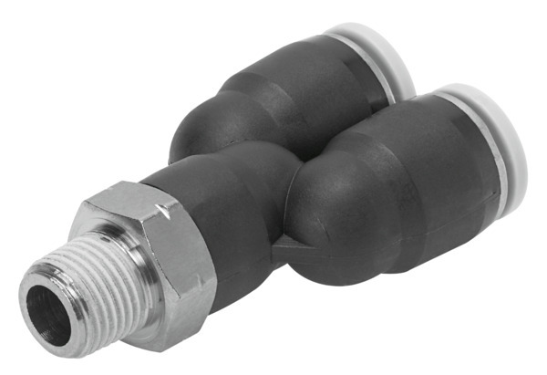 Festo QBY-3/8-3/8-U Push-in Y-fitting 564701 Pack of 5 incl VAT