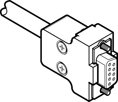 Festo KMP6-09P-8-10 Connecting cable 531186 incl VAT