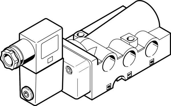Festo NVF3-MOH-5/2-K..+MSFG-24 Solenoid valve 552430 incl VAT