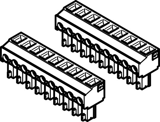 Festo NEKM-C-2 Assortment of plugs 552255 incl VAT