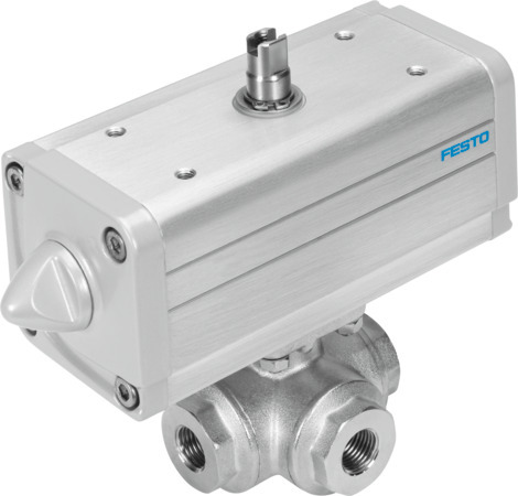 Festo VZBA-1/2"-GGG-63-32T-F0304-V4V4T-PP30-R- Ball valve actuator unit 1915074 incl VAT