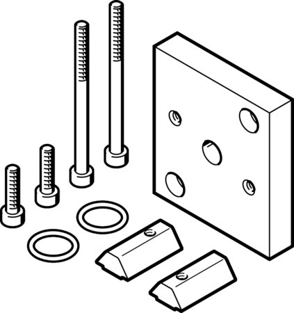 Festo VAME-P5-MK Mounting plate 570966 incl VAT
