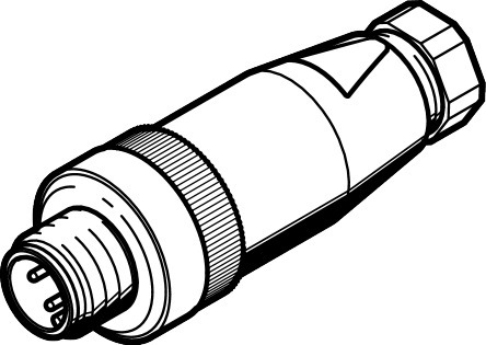 Festo NECU-S-M12G4-P1-IS Plug 570953 incl VAT
