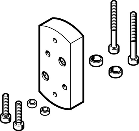 Festo DHAA-D-H4/H5-12/16-Q11-10 Adapter kit 2785801 incl VAT