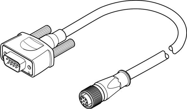Festo NEBM-M12G8-E-20-S1G9 Encoder cable 5105625 incl VAT