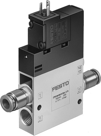 Festo CPE24-M2H-3GL-QS-10 Solenoid valve 163817 incl VAT