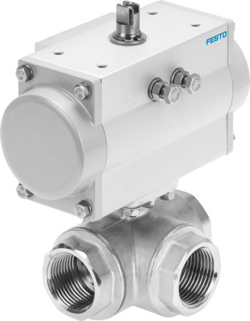 Festo VZBM-A-3/4"-RP-25-F-3L-B2-PB40 Ball valve actuator unit 8070269 incl VAT