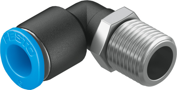 Festo QSML-1/8-6 Push-in L-fitting 153336 Pack of 10 incl VAT