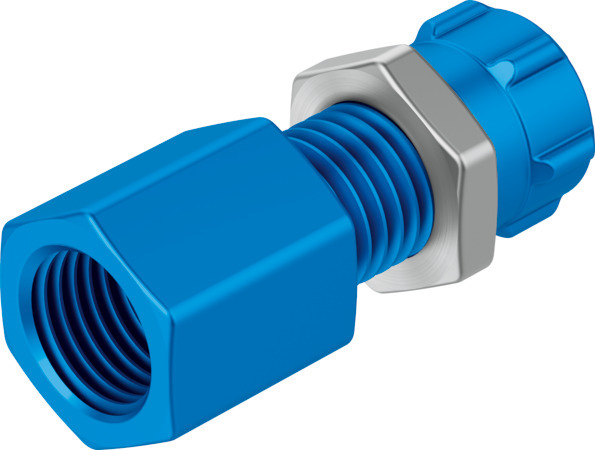 Festo QCK-M5-PK-3-B Bulkhead quick connector 9424 Pack of 10 incl VAT