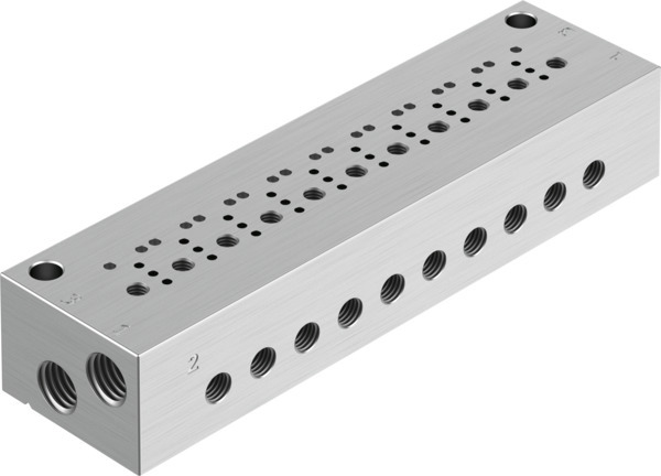 Festo VABM-C12-6M-M5-M3-10 Manifold block 8122794 incl VAT