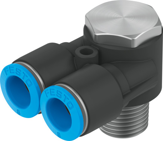 Festo QSYLV-1/4-8 Push-in Y-fitting 153193 incl VAT