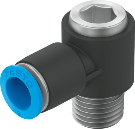 Festo QSLV-1/4-8-I Push-in L-fitting 153100 Pack of 10 incl VAT