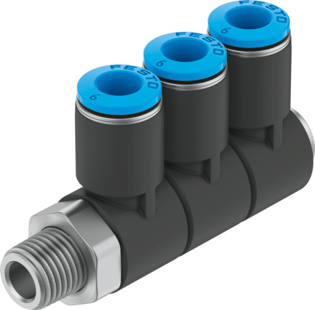 Festo QSLV3-1/8-5/32-U Multiple distributor 190777 incl VAT