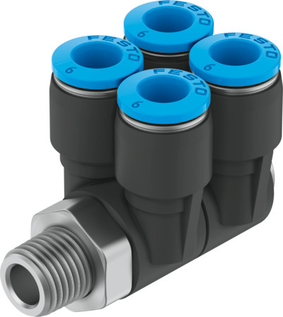 Festo QSLV4-1/8-1/4-U Multiple distributor 190791 incl VAT