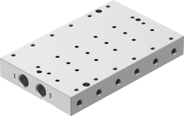 Festo VABM-P7-18M-G18-M5-6 Manifold rail 8076388 incl VAT