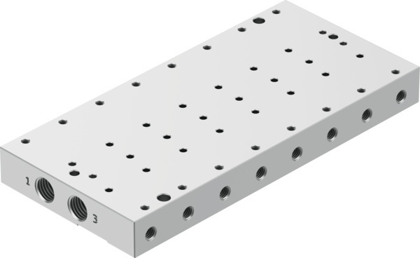 Festo VABM-P7-18M-G18-M5-8 Manifold rail 8076390 incl VAT