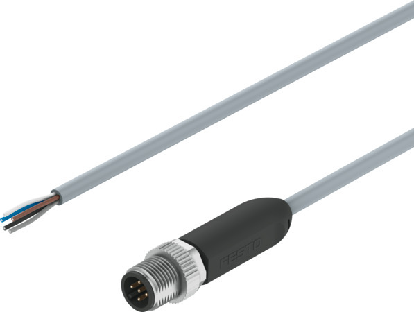 Festo NEBA-LE5-U-2.5-N-M12G5 Connecting cable 8078268 incl VAT