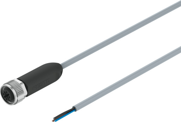 Festo NEBA-M12G5-U-2.5-N-LE3 Connecting cable 8078236 incl VAT