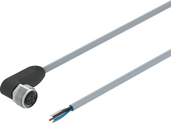 Festo NEBA-M12W5-U-2.5-N-LE5 Connecting cable 8078251 incl VAT